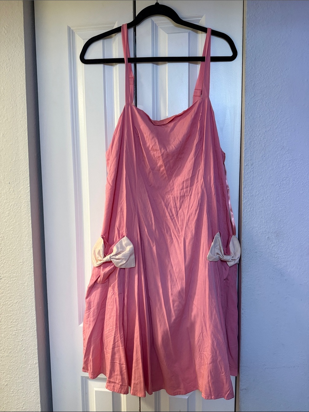 torrid Pink A-Line Dress with Cream Bow Accents